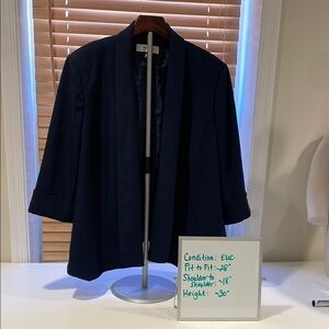Jones Studio Navy Blazer 24W plus size